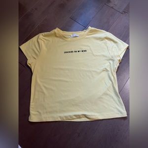 Soft Yellow t shirt